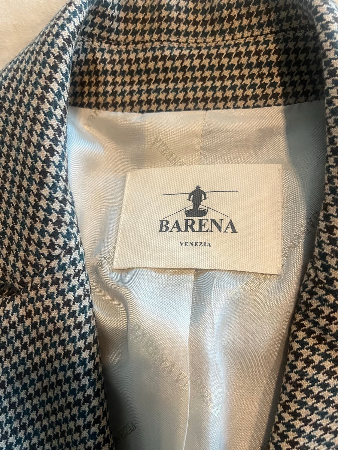 비이커/BARENA 바레나 울 체크 쟈켓 상품이미지2