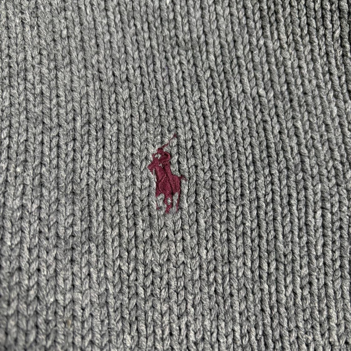 폴로 랄프로렌 하프집업 니트 그레이(M) 상품이미지4