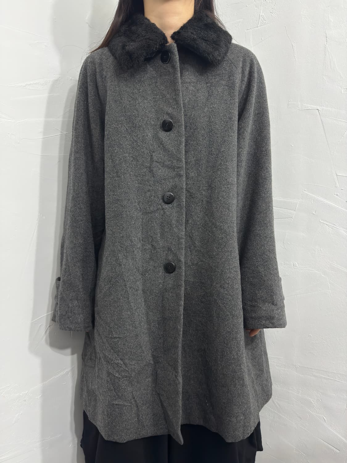 hartford fur collar coat 상품이미지1