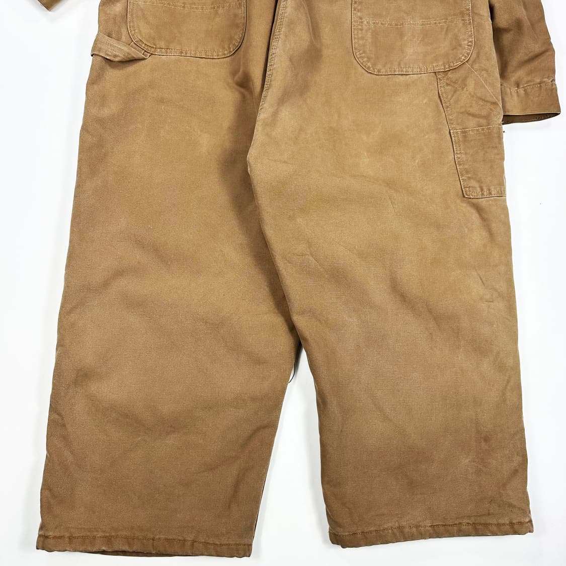 80s 칼하트 오리지널 덕 캔버스 워크 점프수트 브라운 3XL 상품이미지8