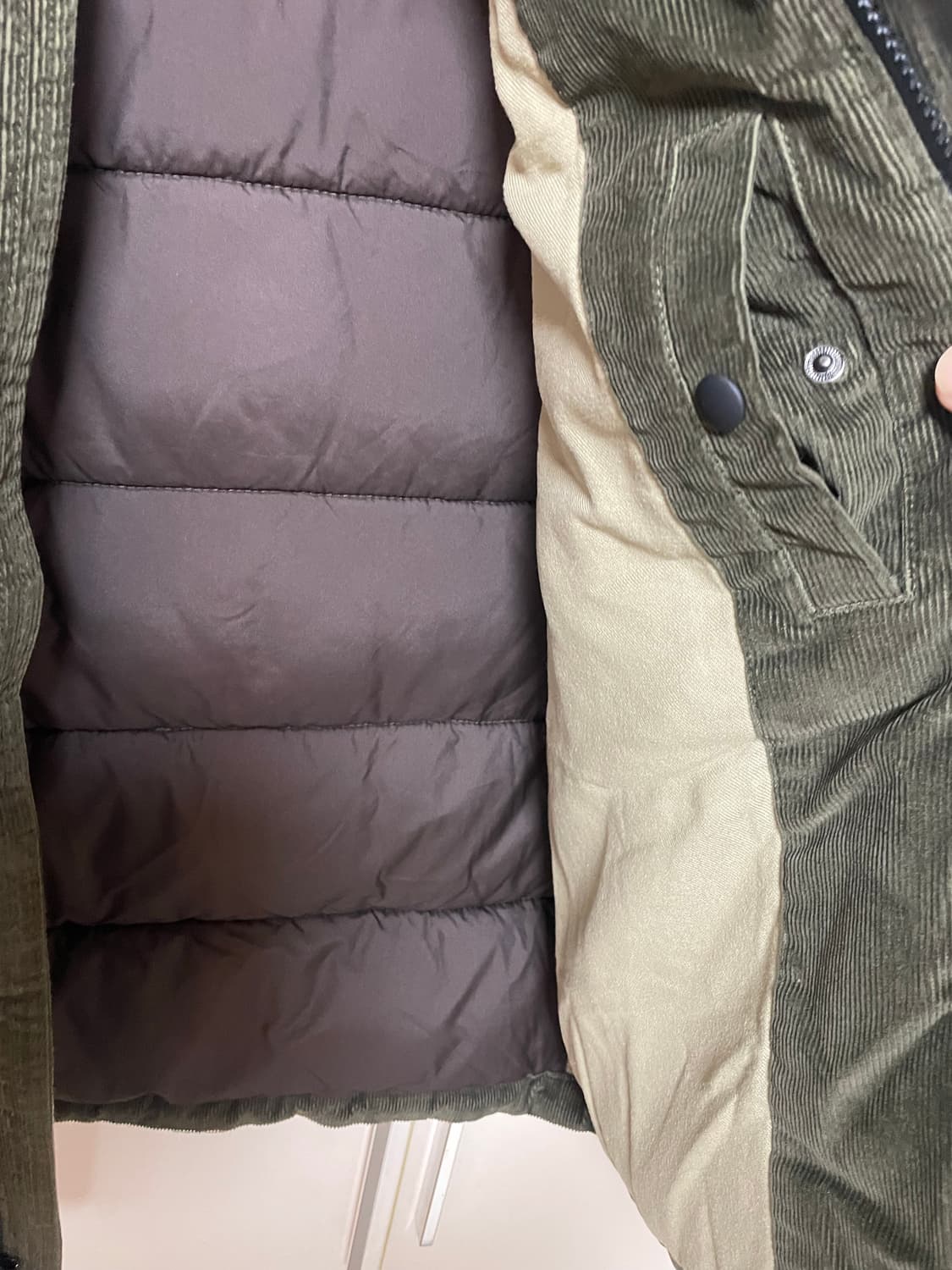 Banana republic 코듀로이 vest (솜패딩) M 상품이미지6