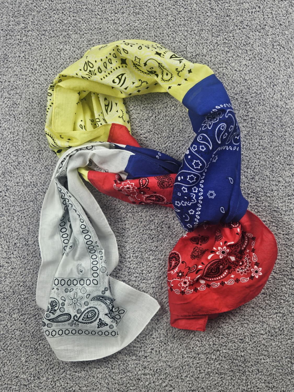 반다나 리워크 커스텀 스카프 머플러 / 10424 상품이미지8