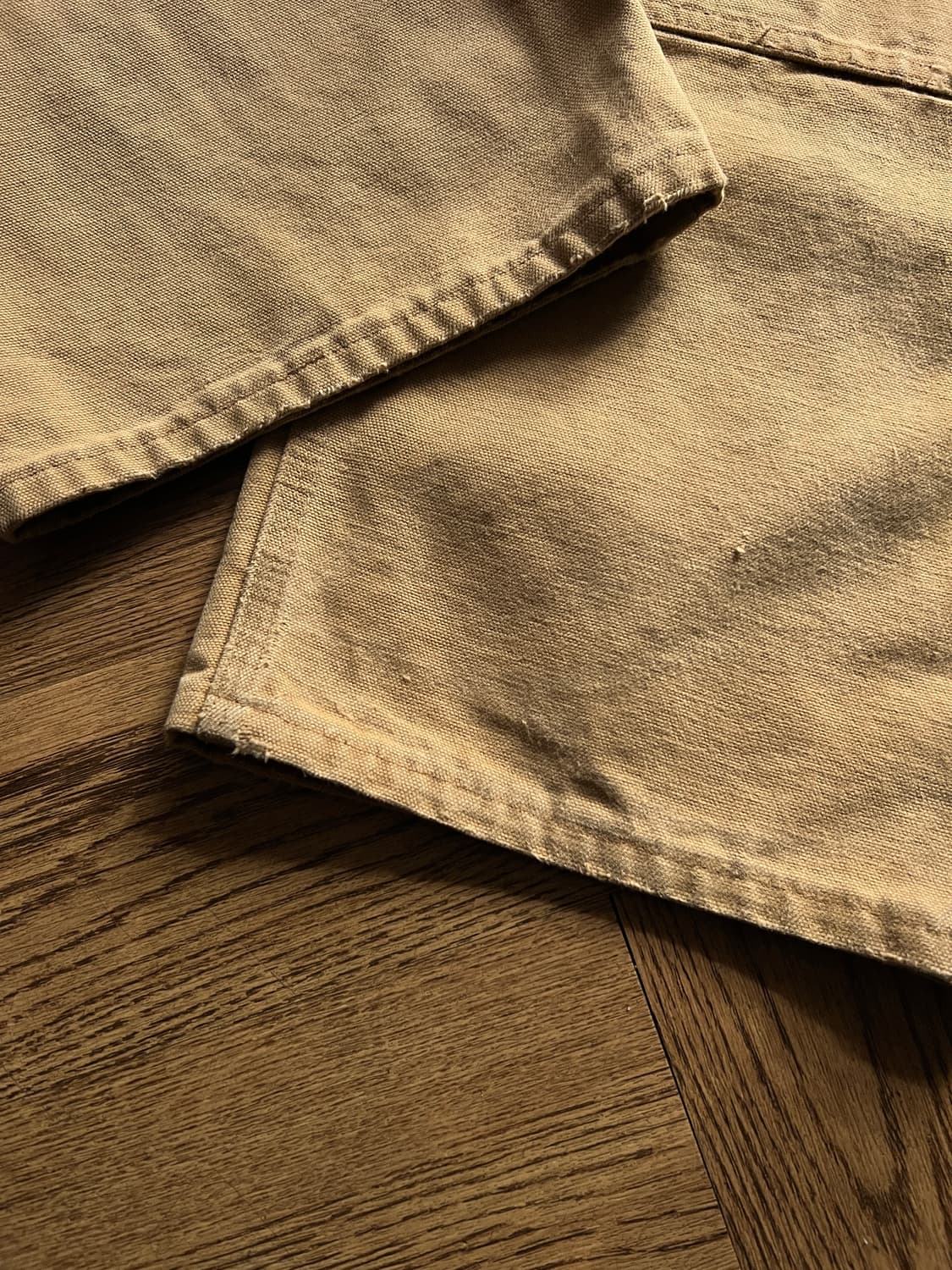 [34]90's 칼하트 유니온메이드 USA 빈티지 페이딩 더블니 워크팬츠 상품이미지5