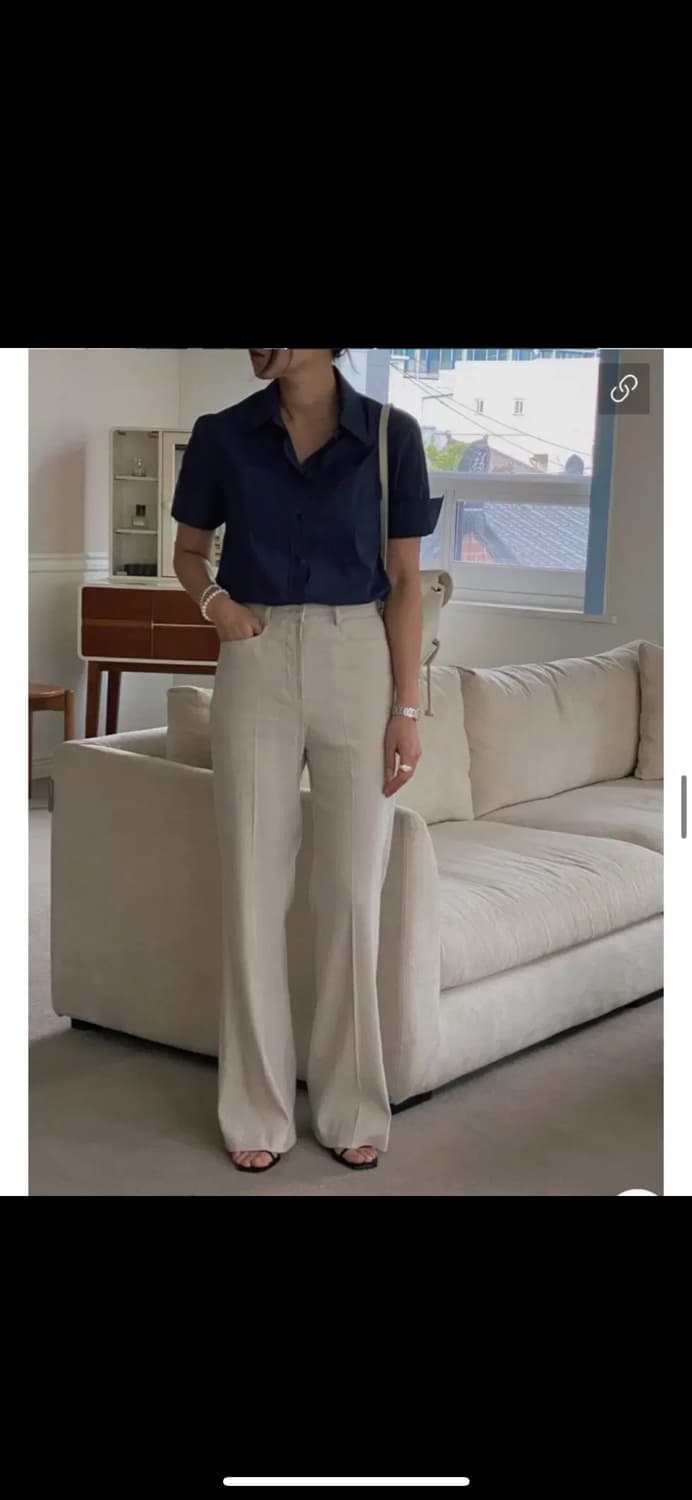 템팅 에콜렌팬츠 베이지 m 상품이미지3