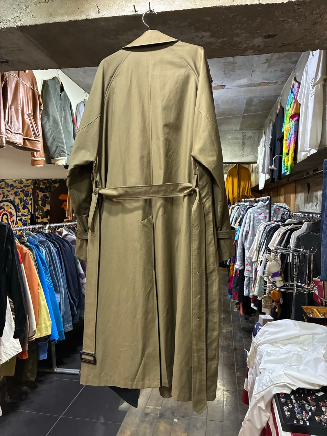 Steife 더블라펠 더블브레스트 코트 상품이미지5