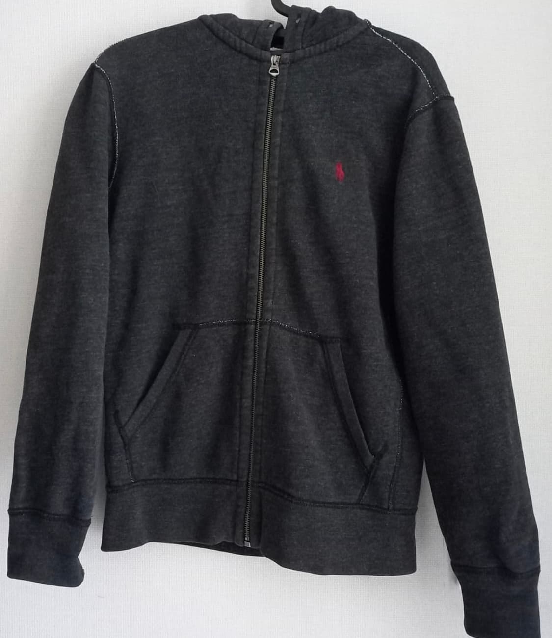 폴로 랄프로렌 차콜 후드집업 상품이미지1