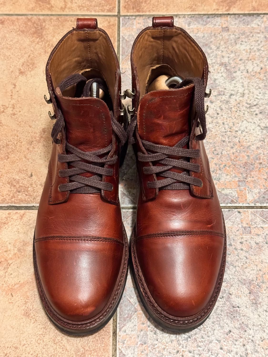 J.Crew Kenton Leather Cap-toe Boots 상품이미지1