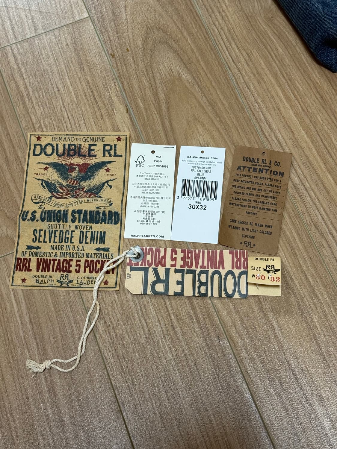 [1회착]더블알엘 빈티지파이브포켓 그랜드폴스 30/32 상품이미지8