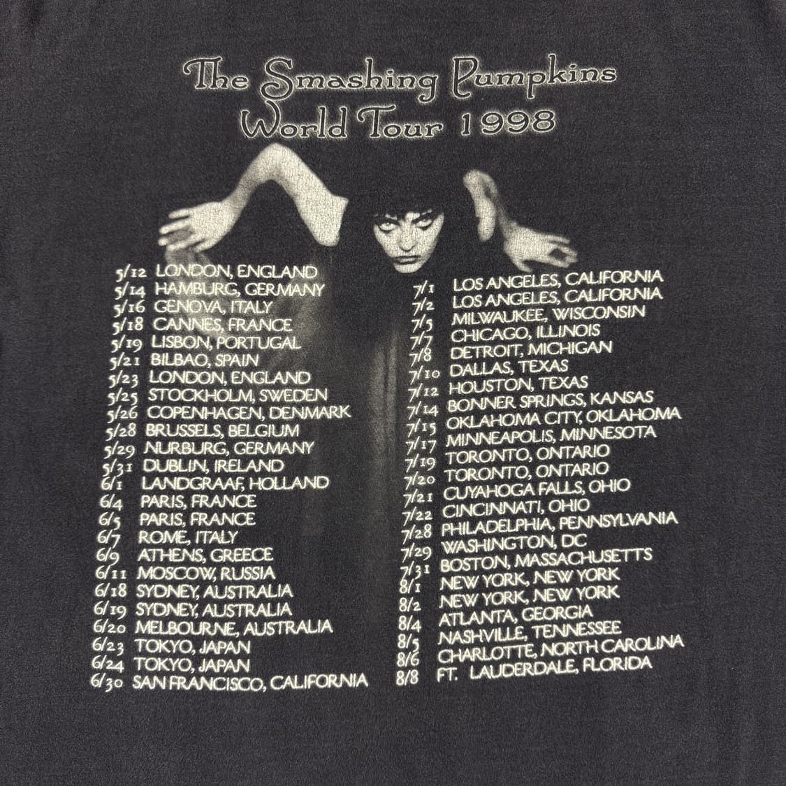 빈티지 90s Smashing Pumpkins 스매싱펌킨스 티셔츠 상품이미지4