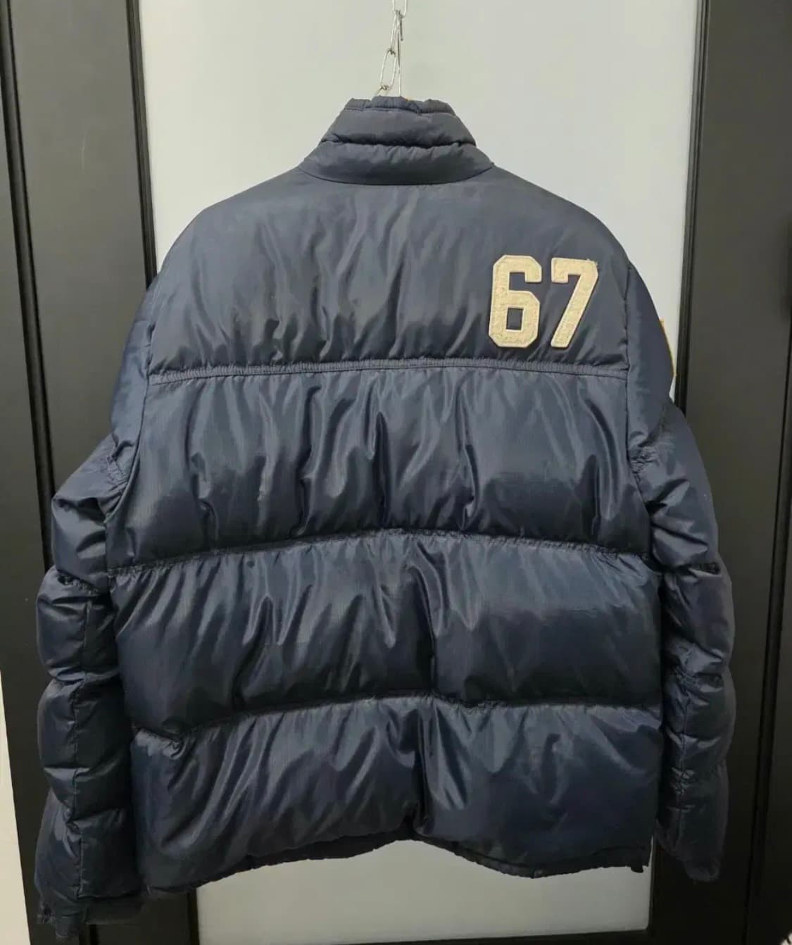 폴로 성조기 방패패치 구스다운 패딩 L 상품이미지4