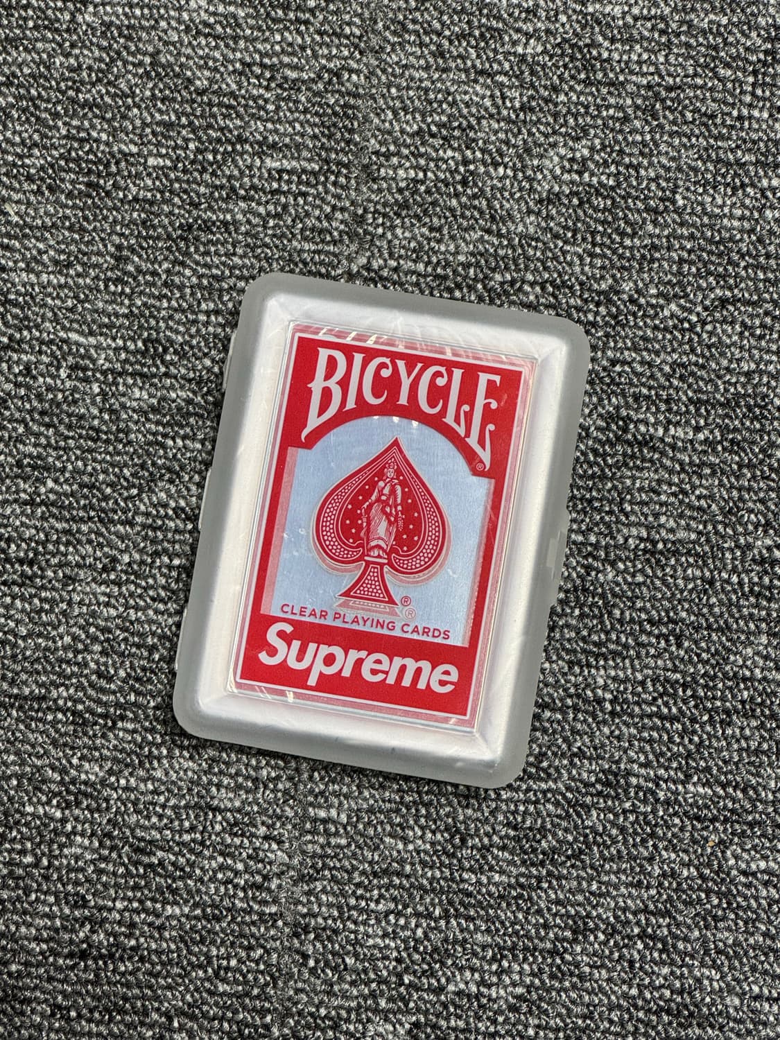 슈프림 바이시클 클리어 플레잉 카드 상품이미지1
