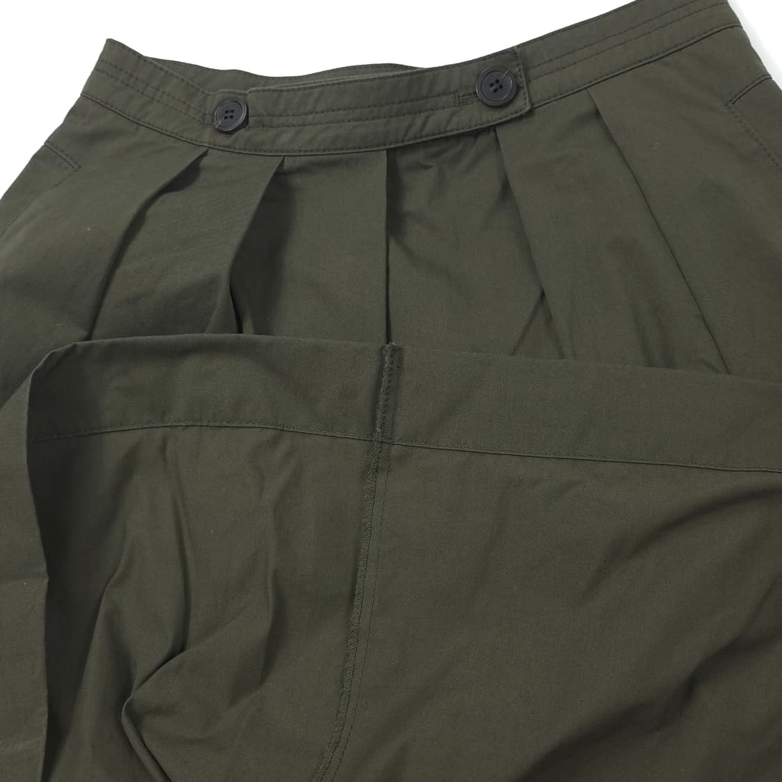 아페쎄 핀턱 스커트 카키 (38) 상품이미지3