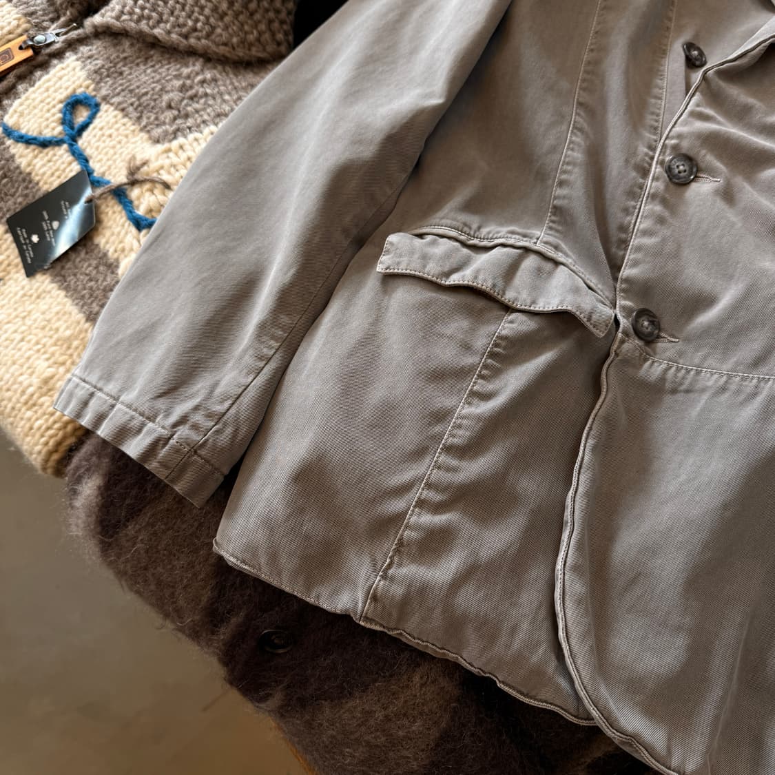 아르마니 익스체인지 더블 브레스티드 자켓 M 상품이미지3