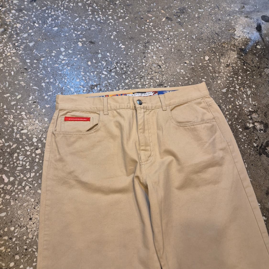 34인치 카스텔바작 베이지 면바지 상품이미지8