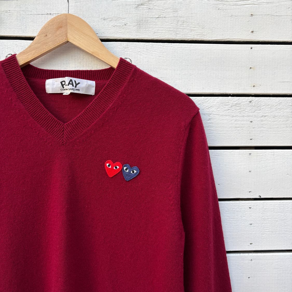 Comme des Garcons 꼼데가르송 울 브이넥 니트 상품이미지4