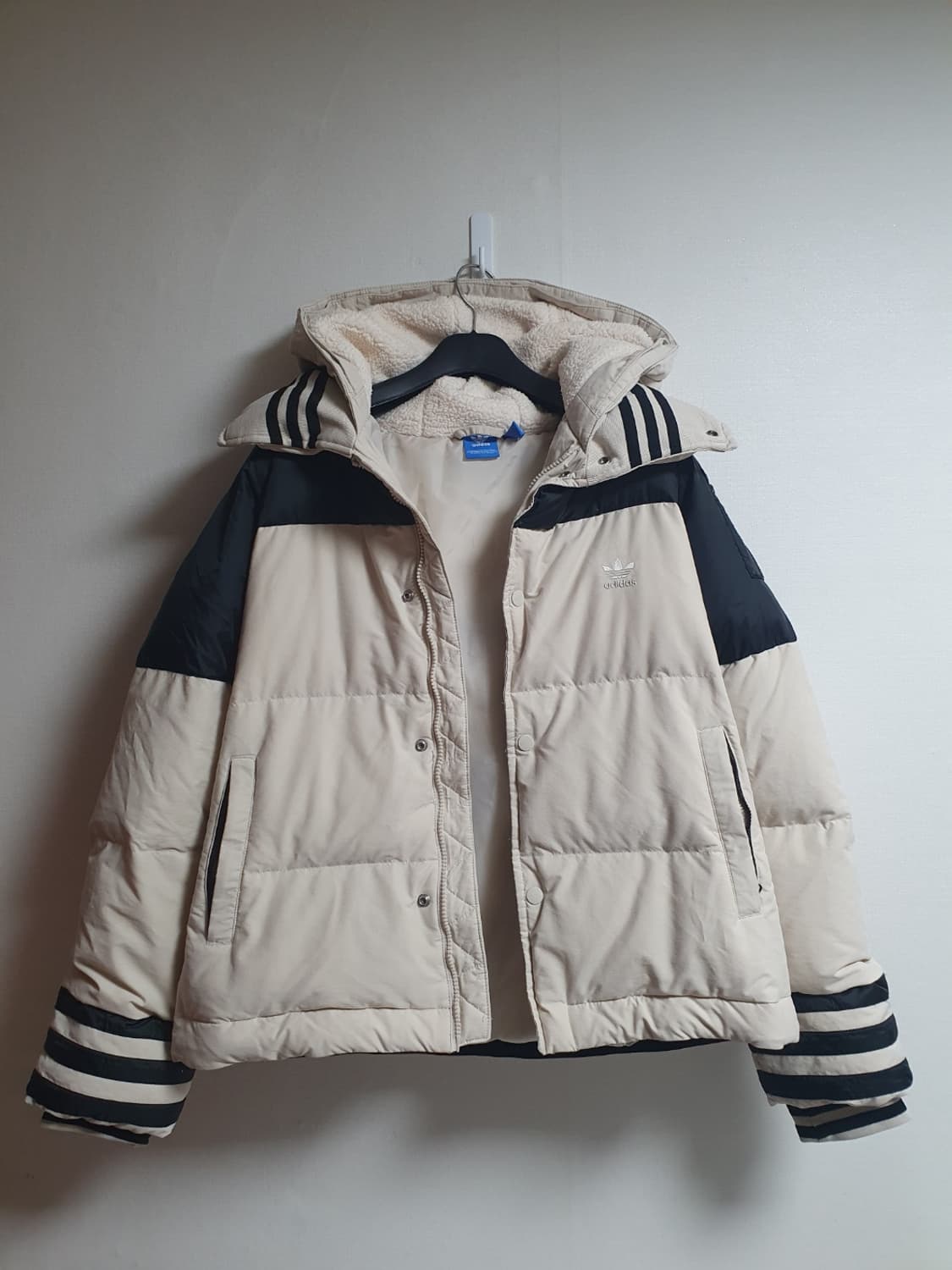 택포가 아디다스 패딩 AC 덕다운패딩점퍼 숏패딩 95 상품이미지3