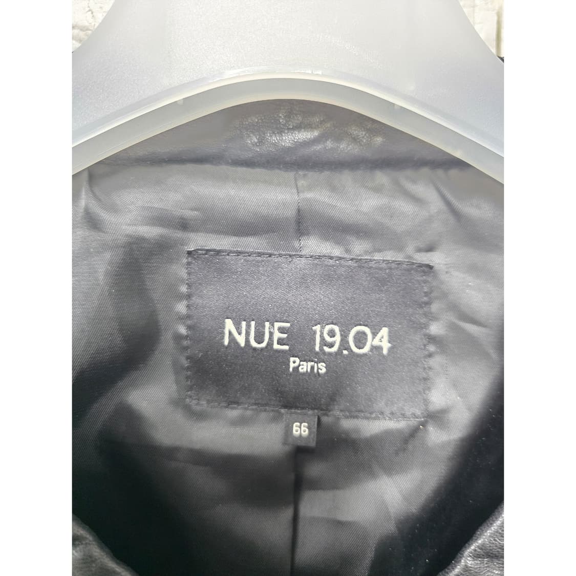 NUE 19.04 블랙 양가죽 라이더 자켓 M 상품이미지2