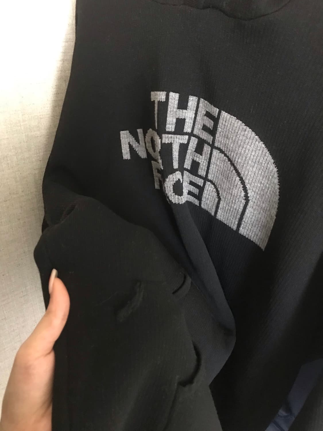 노페 빅로고 와플 후드티 상품이미지6