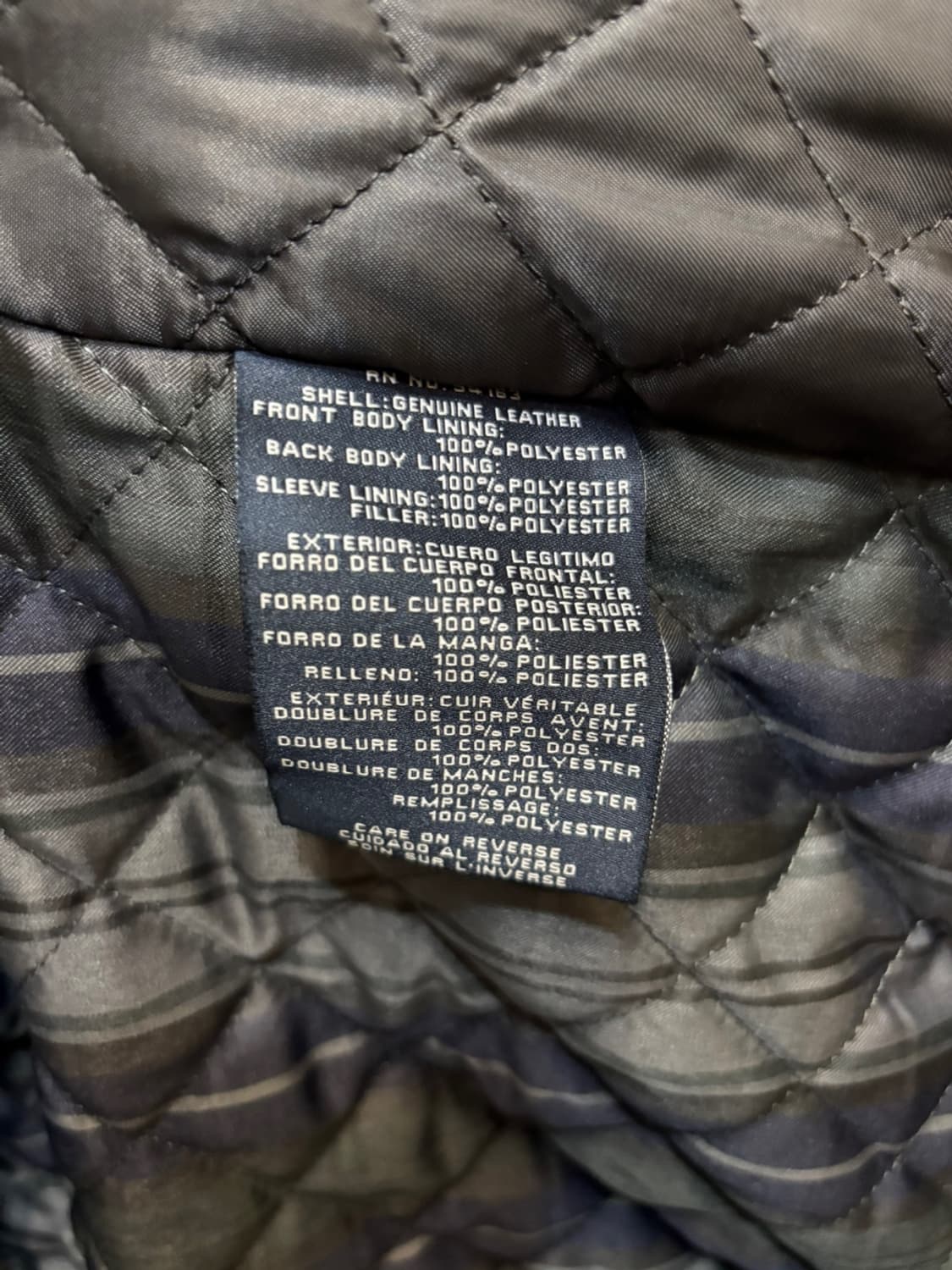 타미 힐피거 미니멀 레더 자켓 상품이미지8