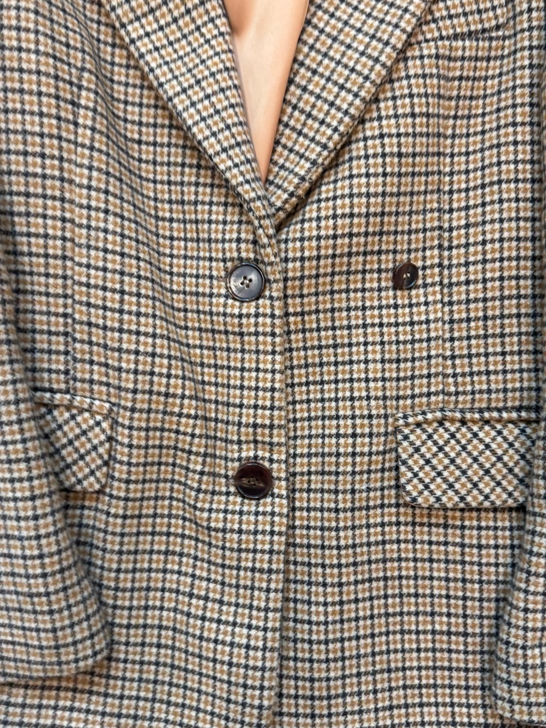 Lart 하운드투스 체크 울 블레이저 자켓 상품이미지3