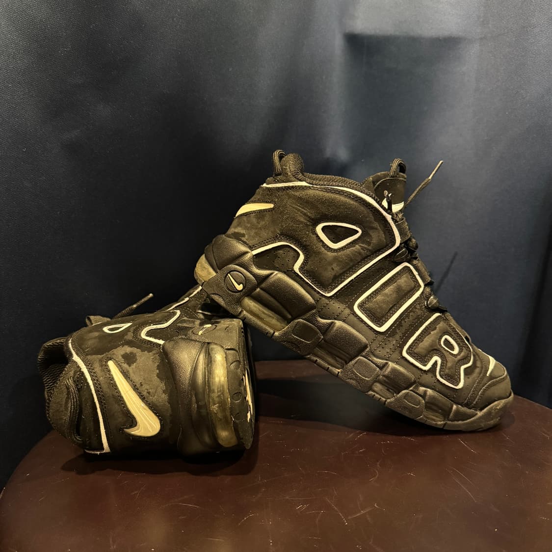 NIKE 에어 모어 업템포 블랙 상품이미지8