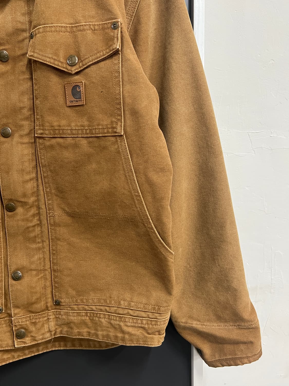 Carhartt 칼하트 샌드스톤 버윅 트러커 워크자켓 상품이미지2