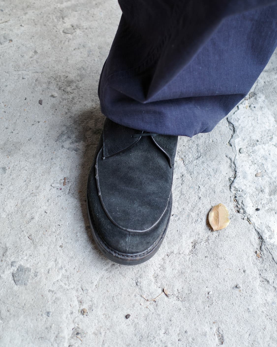 Emporio Armani Suede Black Derby Shoes 상품이미지2