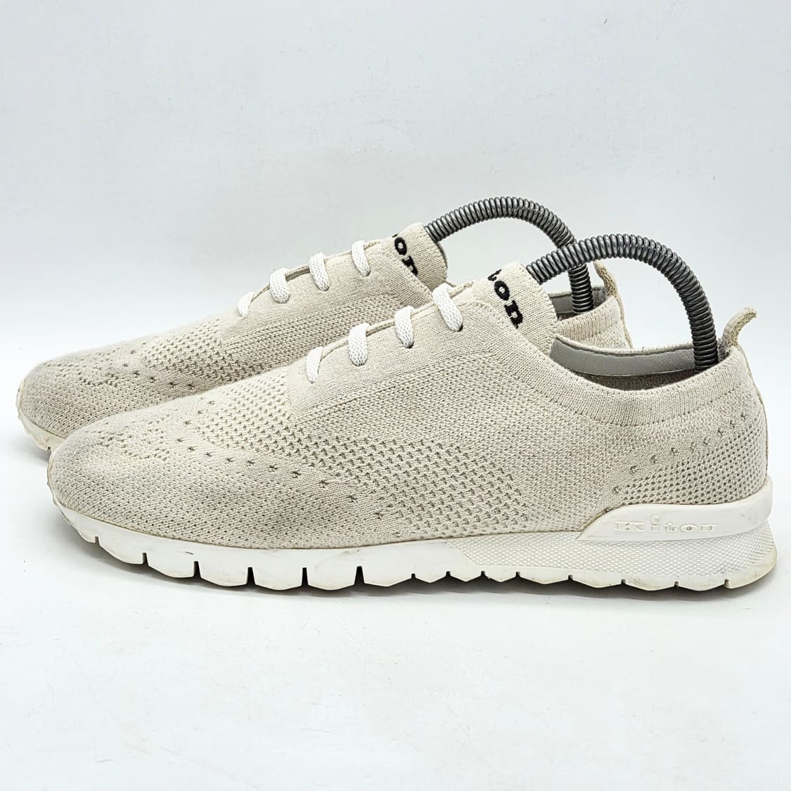 키톤 니트 핏 러닝 슈즈 윙팁 화이트 (7 1/2) 상품이미지1