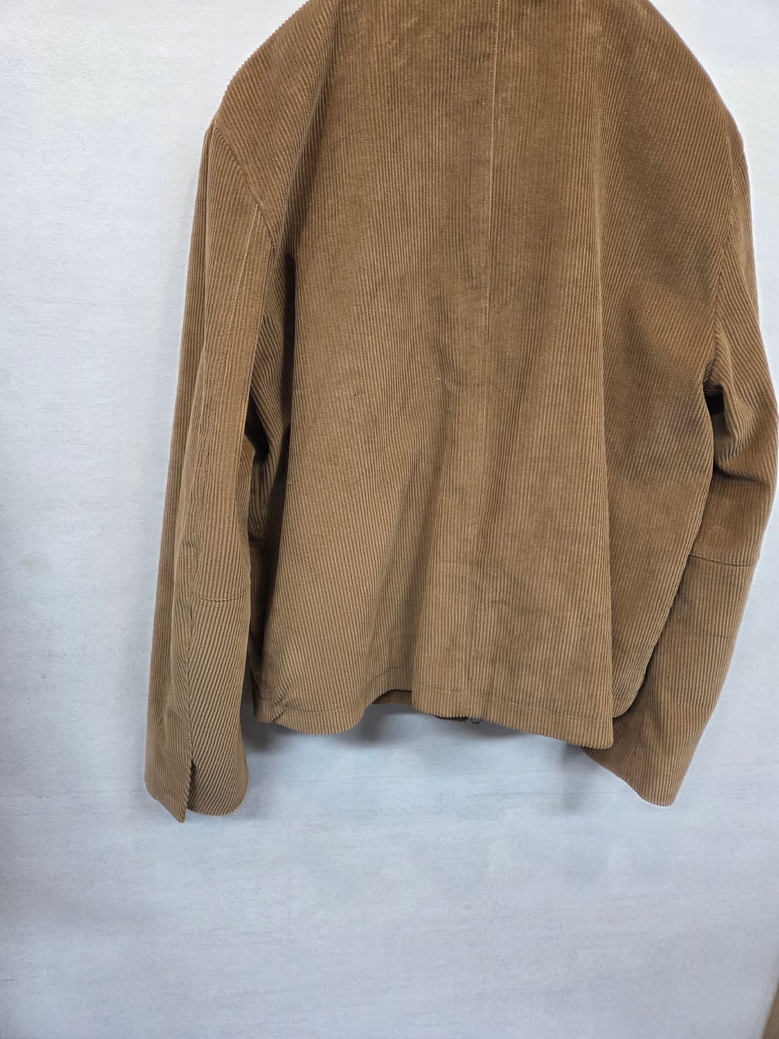 수아레 코듀로이 미니멀 자켓 m 카라멜 상품이미지8