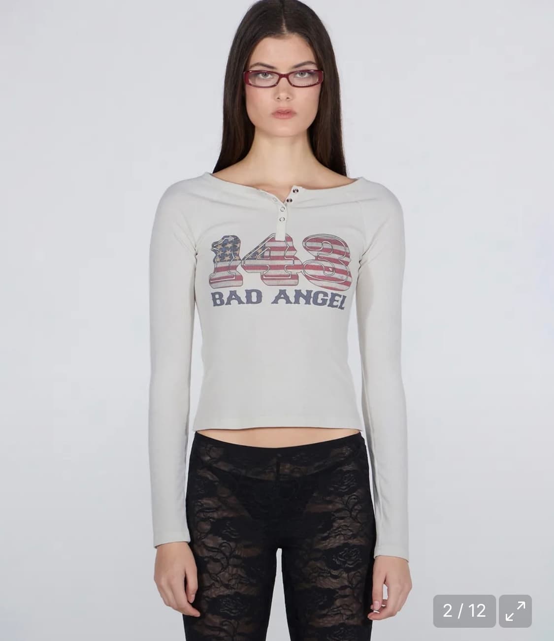 (무신사품절)스컬프터 flag raglan t-shirt raw 상품이미지2