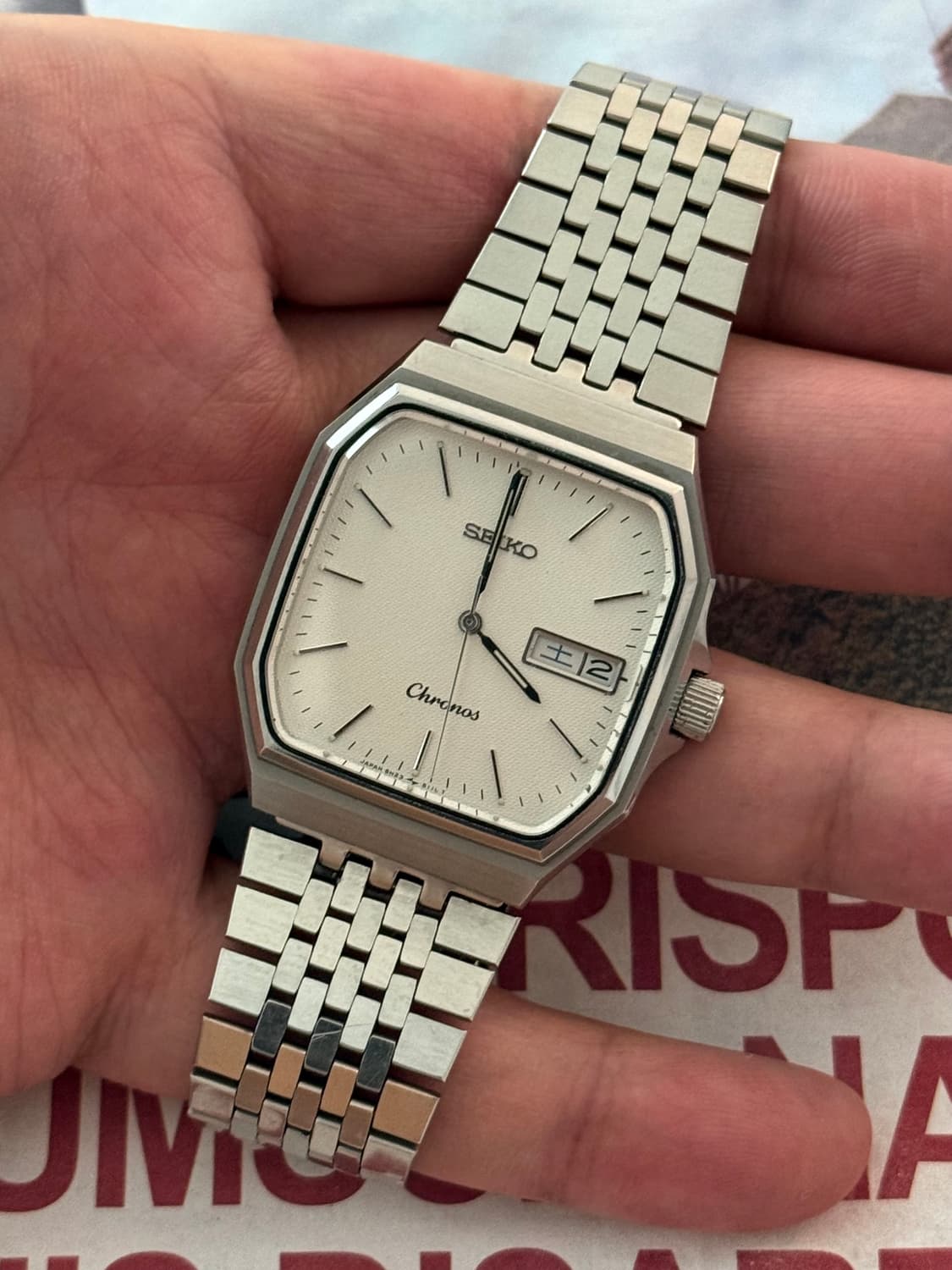 Seiko 세이코 Chronos 쿼츠 옥타곤 Day-Date 상품이미지1