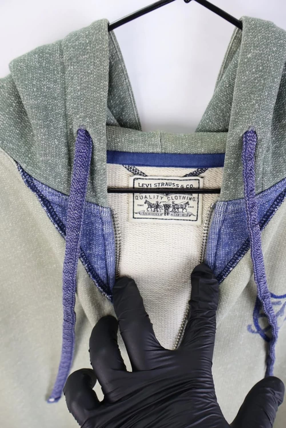 리바이스 501 베이지 올드스쿨 후드집업 상품이미지8