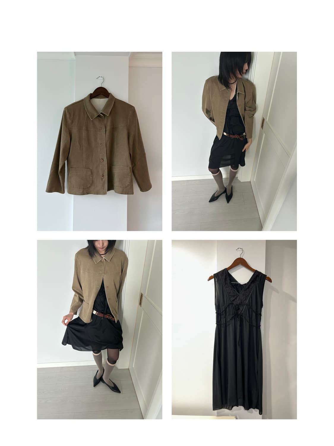 Olive Green Pocket Jacket / 빈티지 자켓 상품이미지1