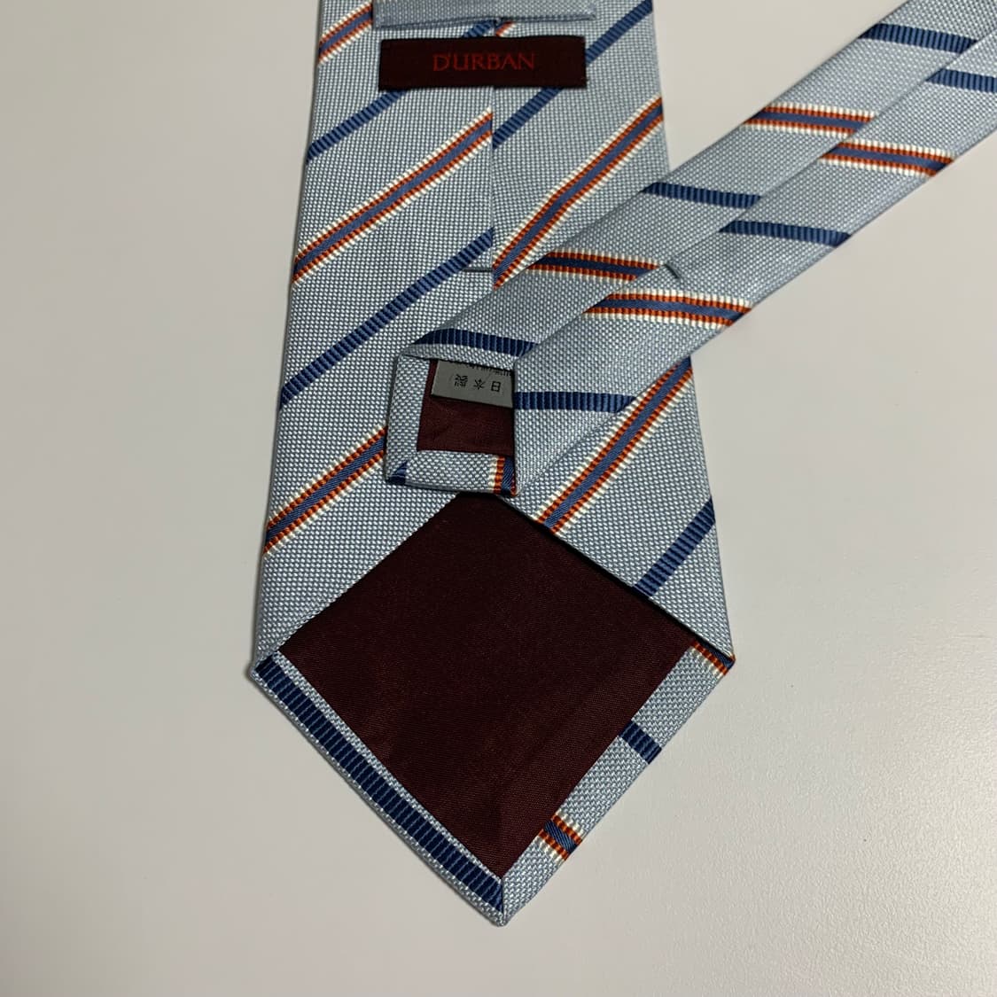 더반 이태리 100실크 스트라이프 명품넥타이 A+등급 9.5cm 상품이미지6