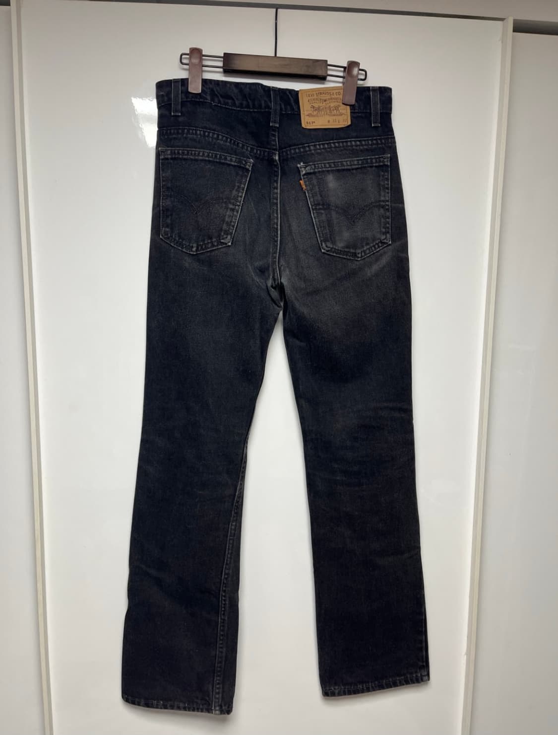vtg 리바이스 517 오렌지탭 블랙진 상품이미지2