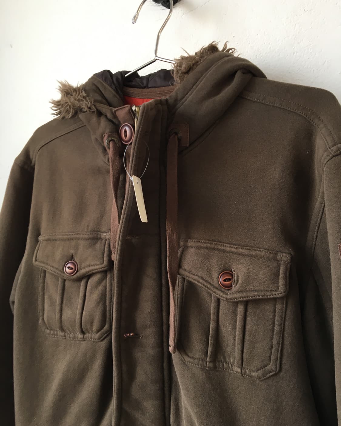 Fake fur hood jackt 상품이미지4