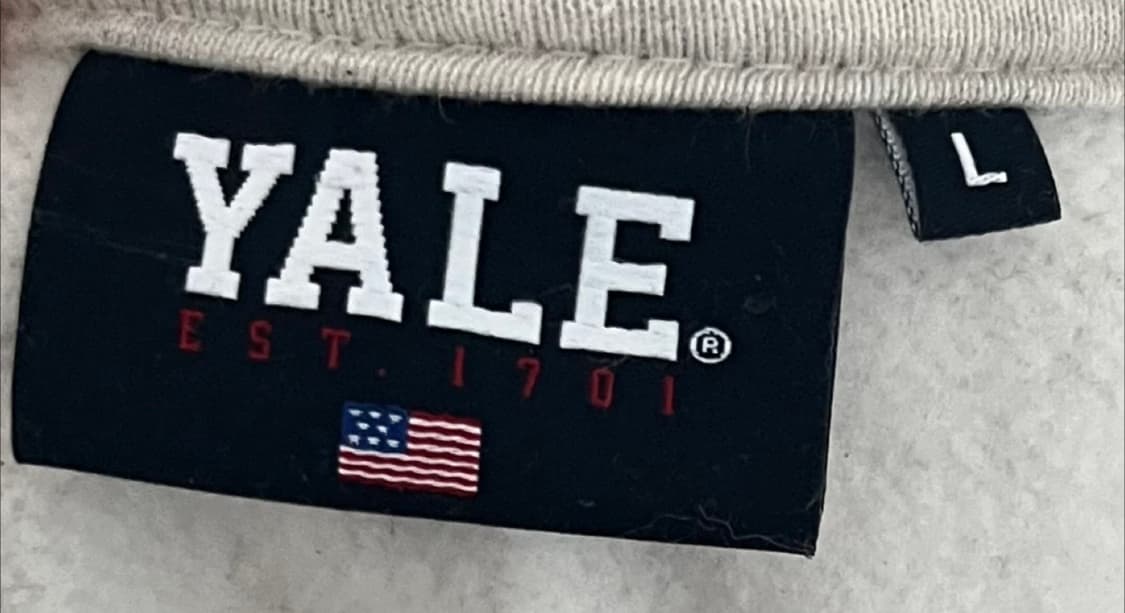 예일 YALE 후드티 (아이보리) 상품이미지3