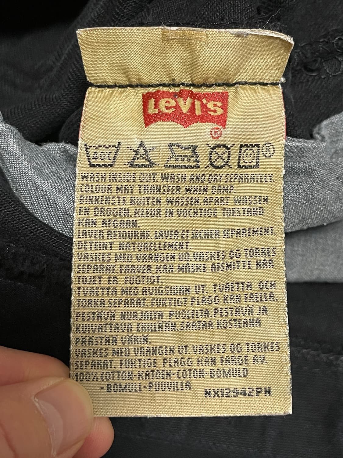 90s 빈티지 리바이스 501 블랙 상품이미지4