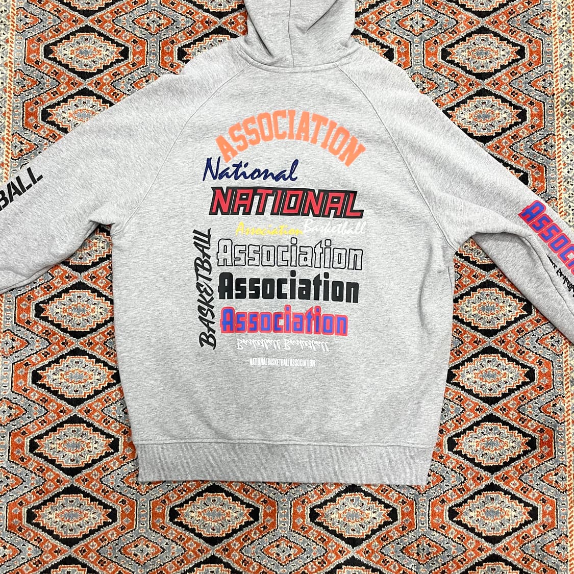 NBA 백프린팅 그레이 후드티 남성M 상품이미지6