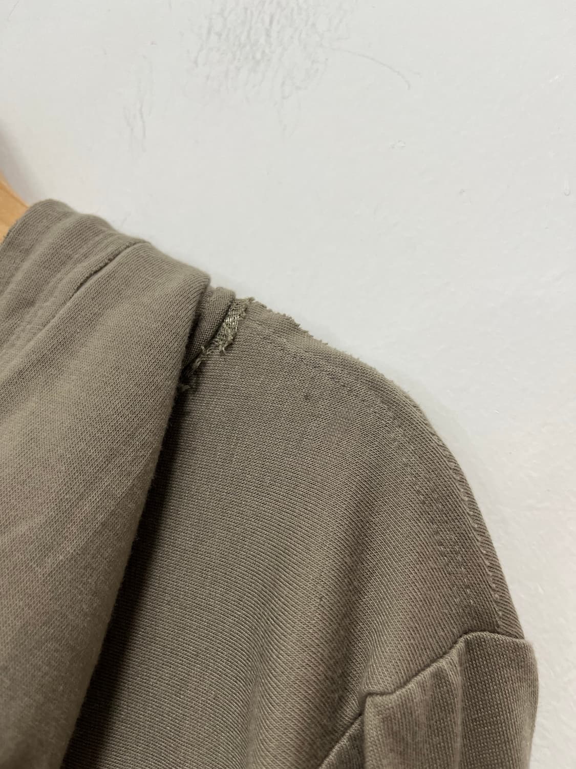 일본 빈티지 그런지 레이스 코튼 후드 셔츠 상품이미지10