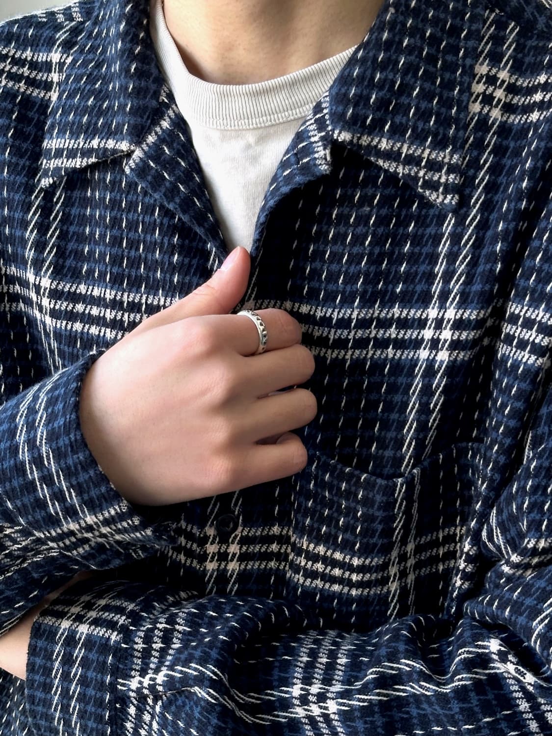 Cotton woven check design shirket 상품이미지7