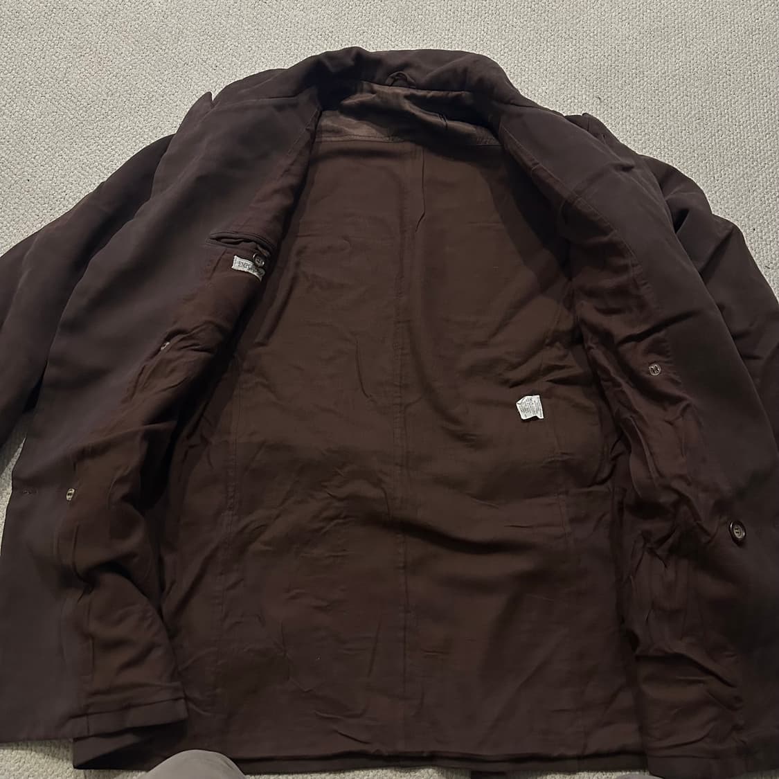 80s 아르마니 Emporio Armani 더블 브레스티드 자켓 상품이미지5