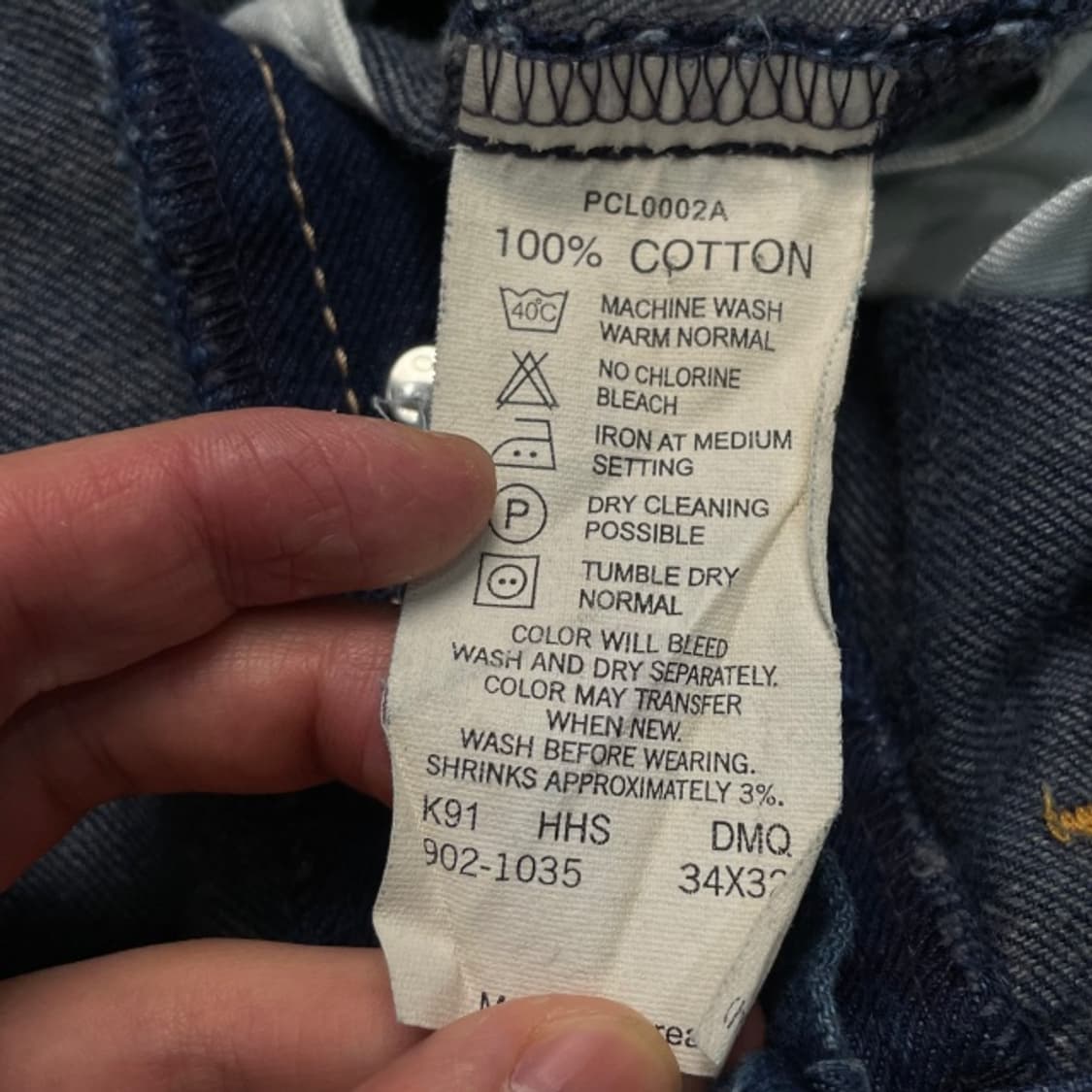 34 리바이스 902 신치백 청바지 상품이미지3
