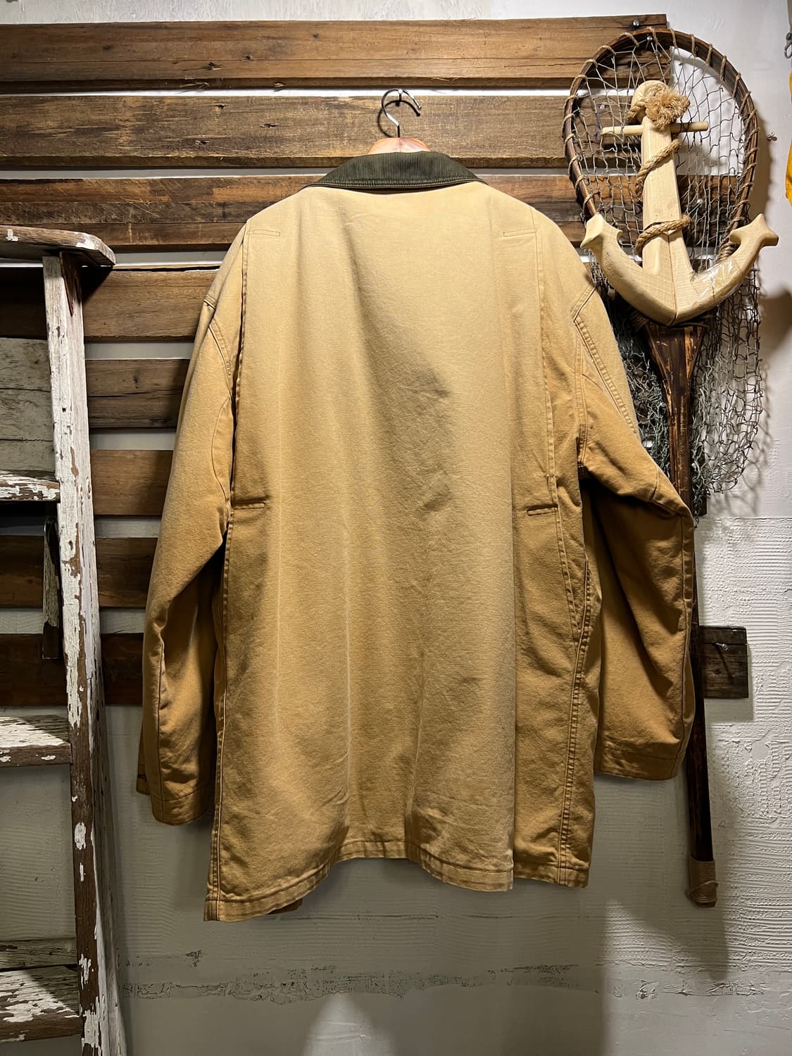 [2XL]90's 엘엘빈 USA 프리마로프트 라이닝 브라운 헌팅 자켓 상품이미지9