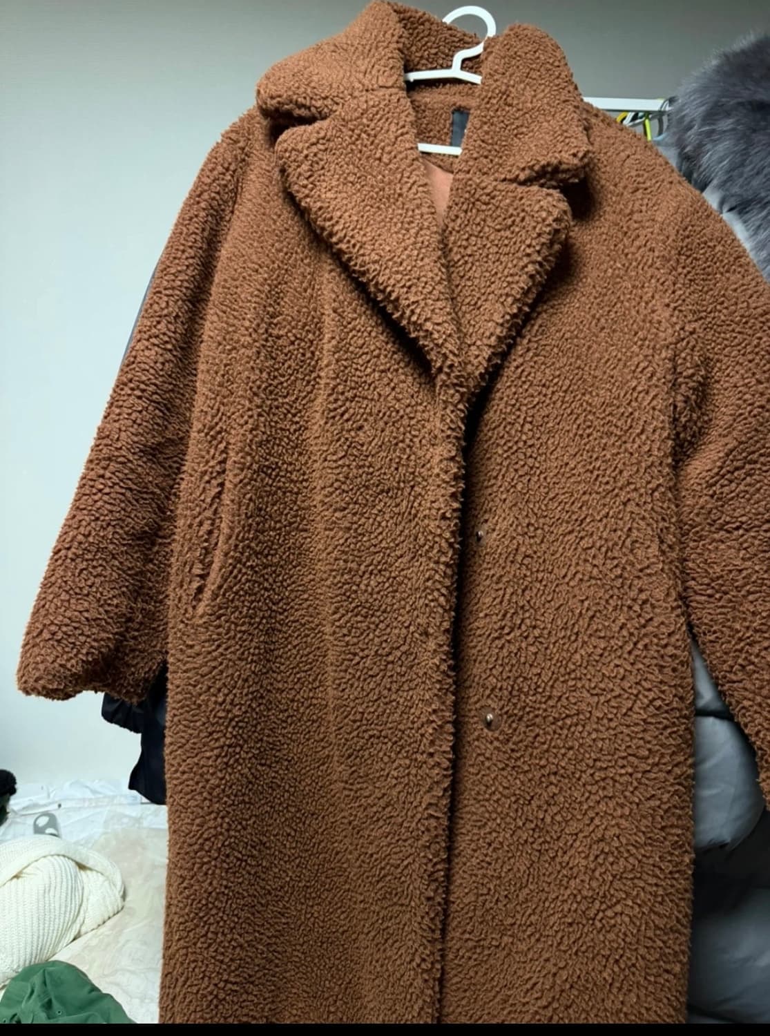 MARIELLAROSATI 브라운 뽀글이 코트 / 테디베어코트 상품이미지2