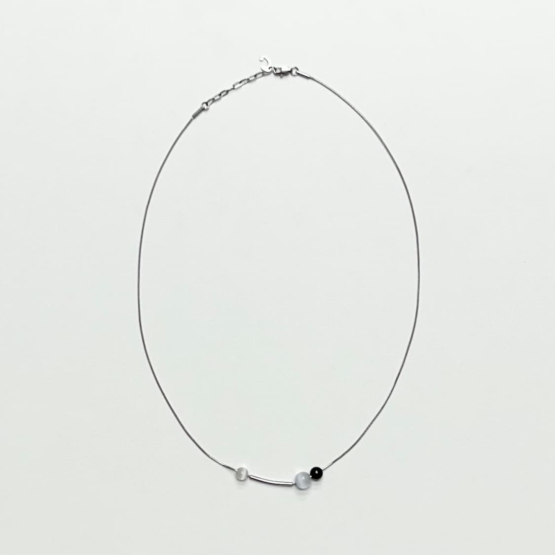 세이지가세이지 그라데이션 목걸이 블랙 2 상품이미지1