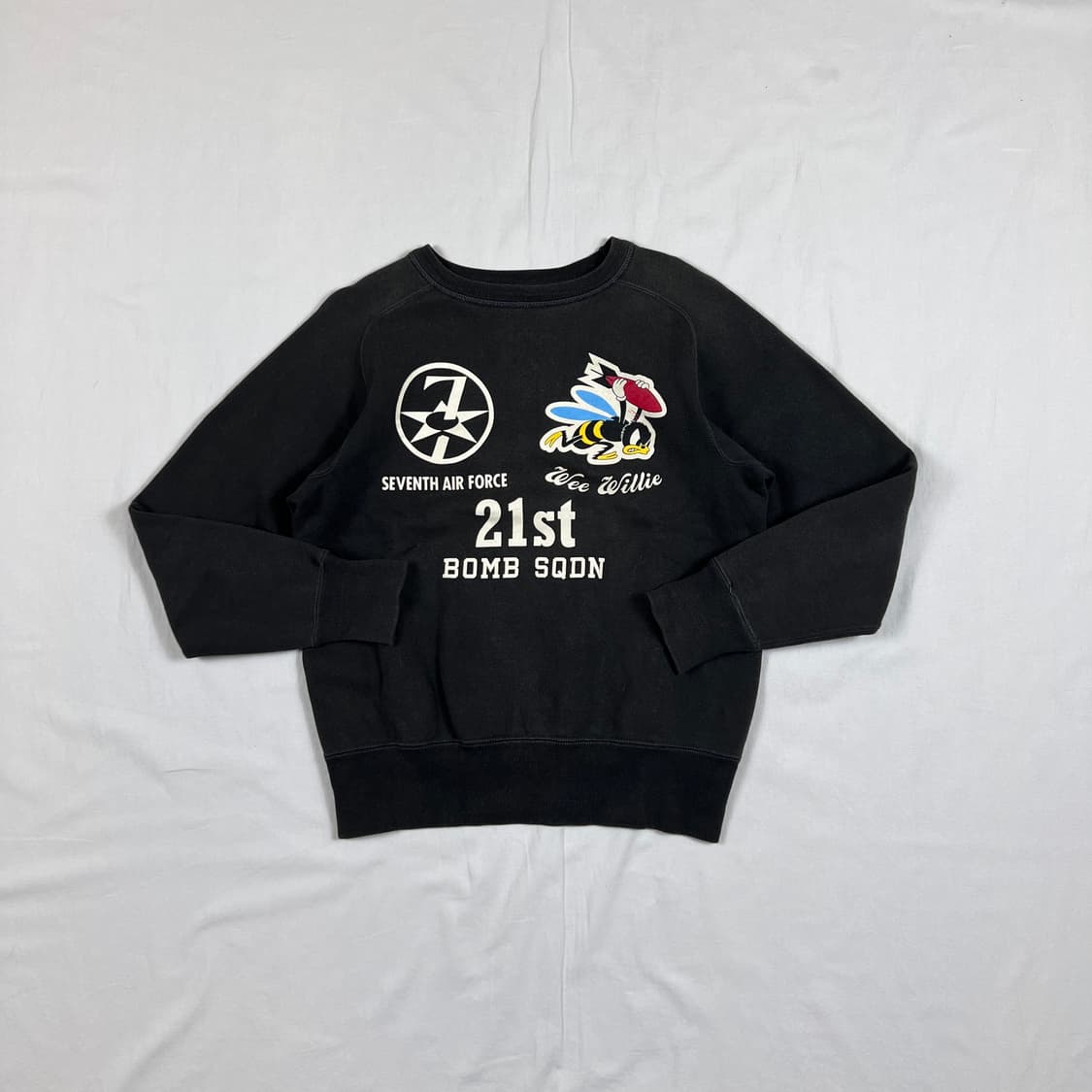 버즈릭슨 buzz rickson 로고 맨투맨 상품이미지1