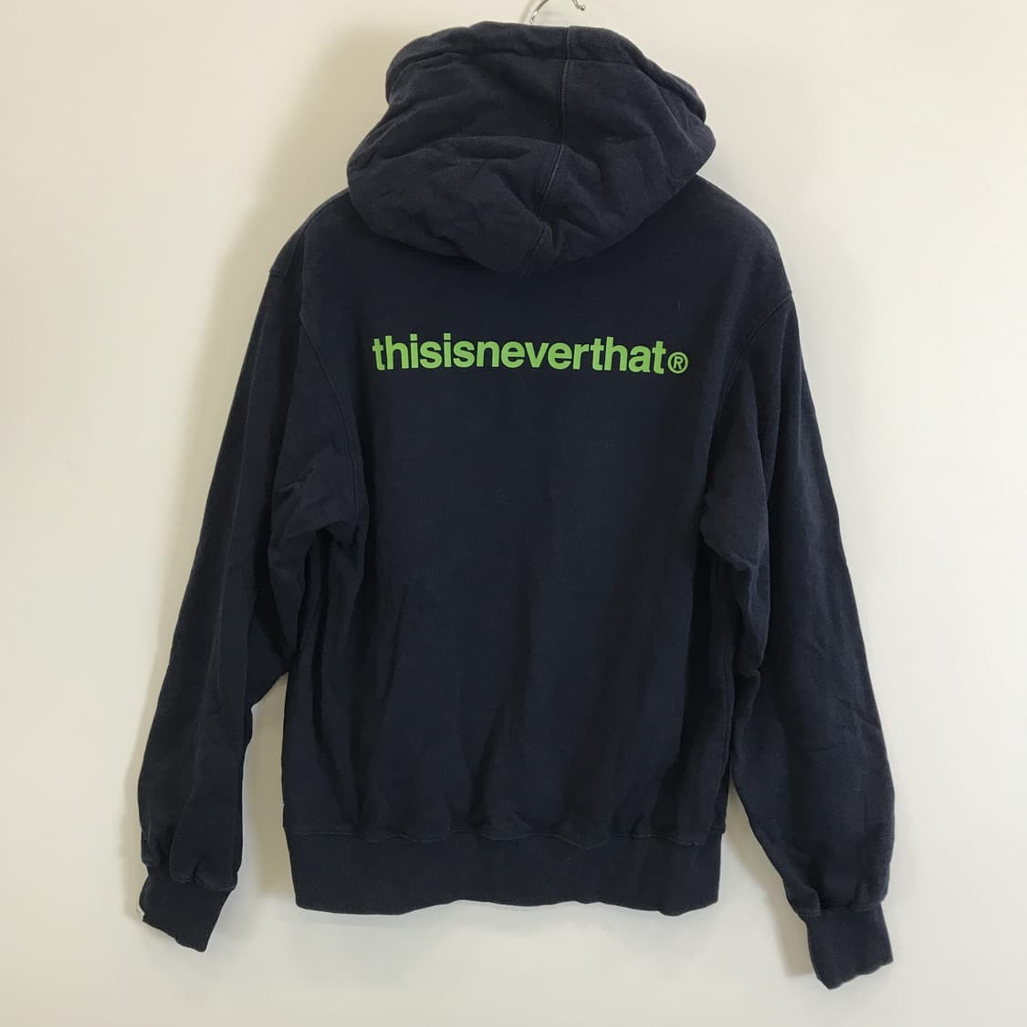 디스이즈네버댓 베이직로고 후드 네이비 [S] 상품이미지3