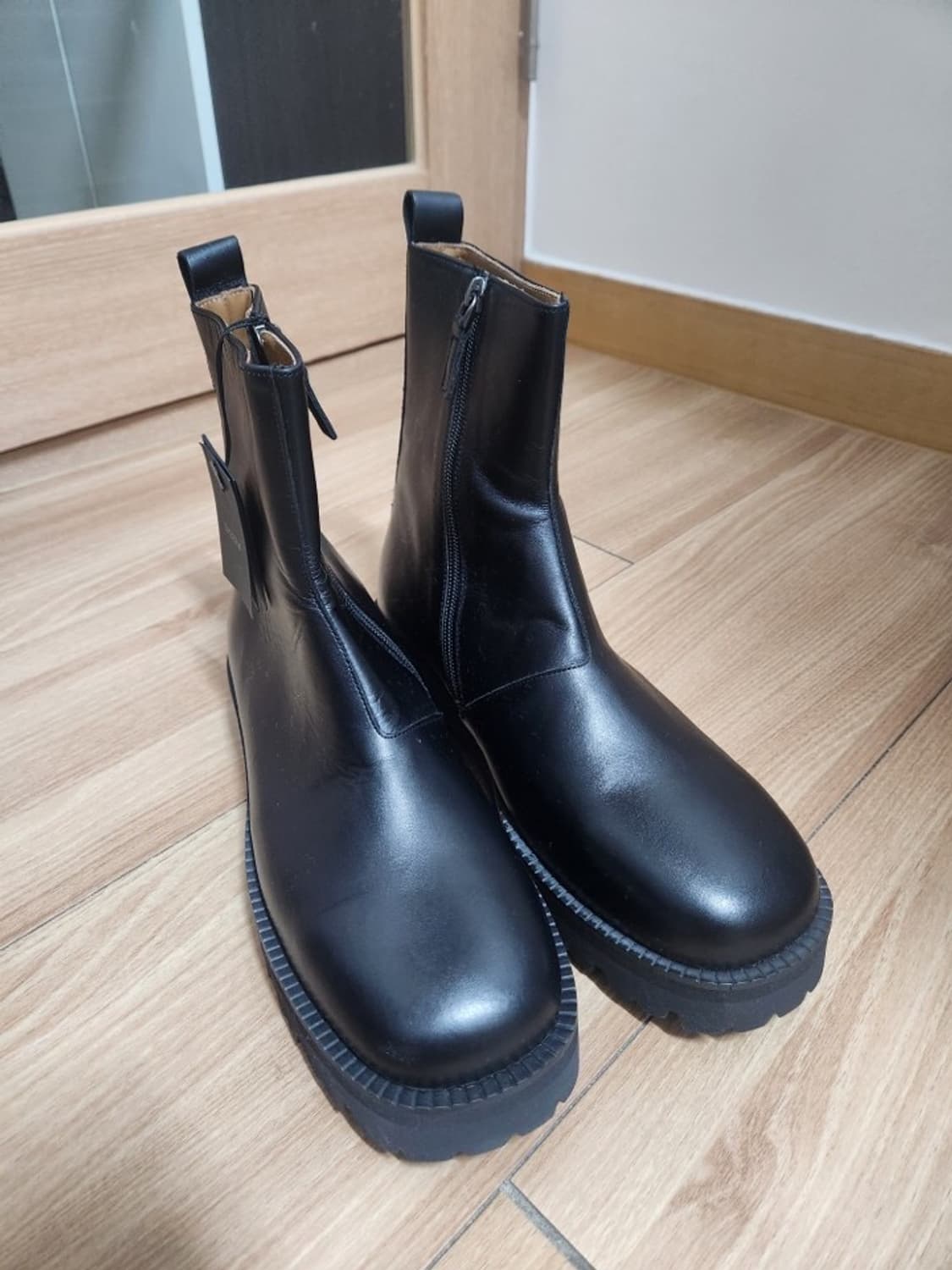 (새상품) 시스템옴므 SYSTEM HOMME 가죽 구두 워커 260 사이 상품이미지2