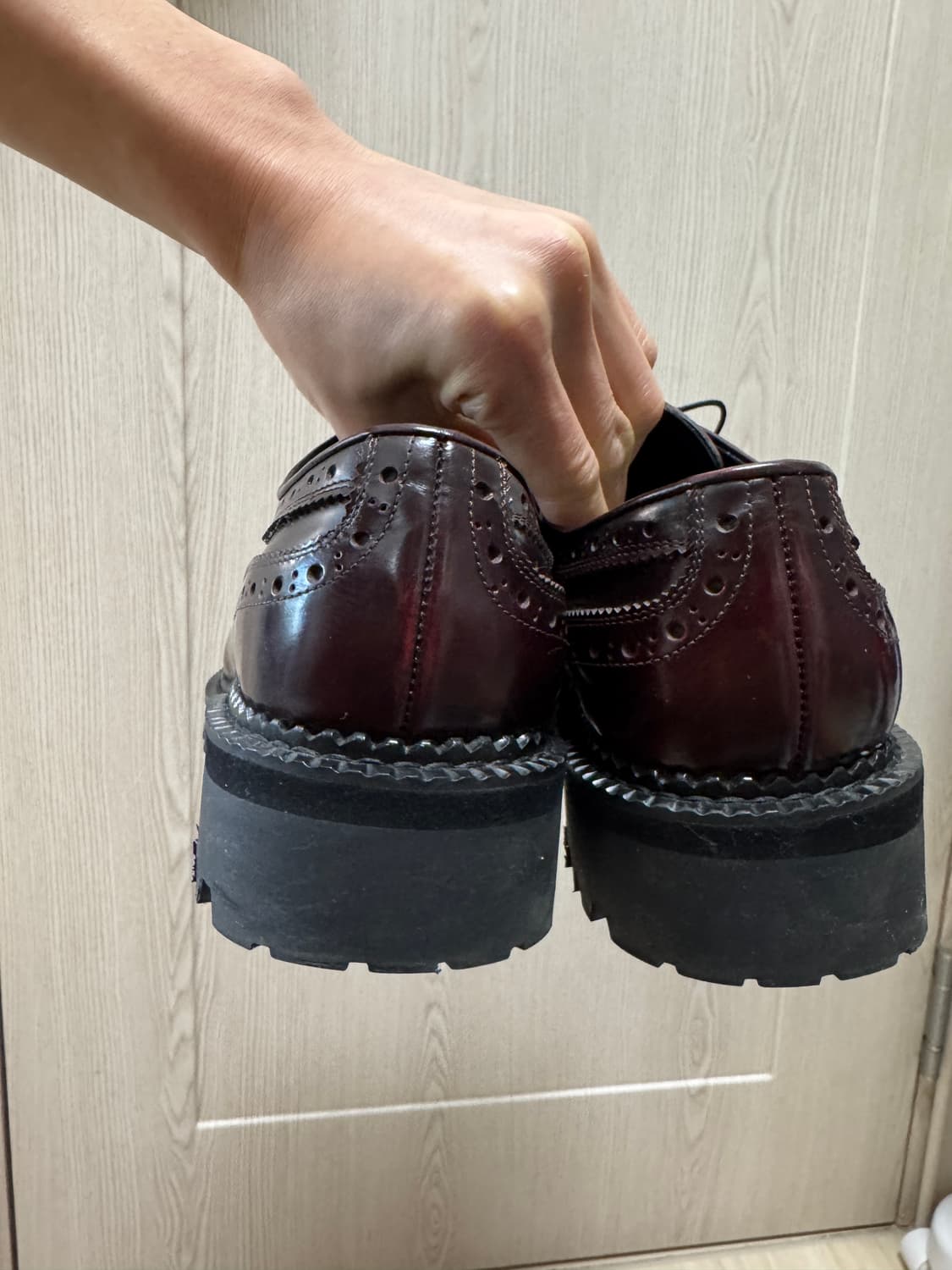 에이레네 수제 윙팁 구두 265mm입니다 상품이미지5